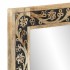 Espejo de baño madera maciza de acacia y vidrio 50x70x2,5