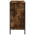 Armario lavabo baño madera ingeniería roble ahumado 80x30x60