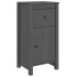 Aparador de madera maciza de pino gris 40x35x80