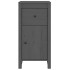 Aparador de madera maciza de pino gris 40x35x80