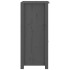 Aparador de madera maciza de pino gris 40x35x80
