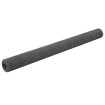 Alambrada de gallinero acero revestimiento PVC gris 25x1,5 m