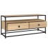 Mueble para TV madera contrachapada roble Sonoma 100x35x45