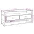 Mueble para TV madera contrachapada roble Sonoma 100x35x45
