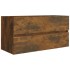 Mueble lavabo madera contrachapada roble ahumado