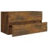 Mueble lavabo madera contrachapada roble ahumado