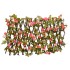 Enrejado expansible hiedra artificial rosa 5 uds 180x20