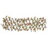 Enrejado expansible hiedra artificial rosa 5 uds 180x20