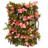 Enrejado expansible hiedra artificial rosa 5 uds 180x20