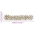 Enrejado expansible hiedra artificial rosa 5 uds 180x20
