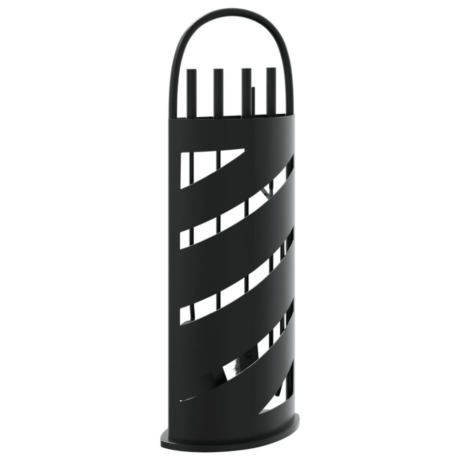 Set de herramientas para chimenea 5 pzas acero 23x15x66