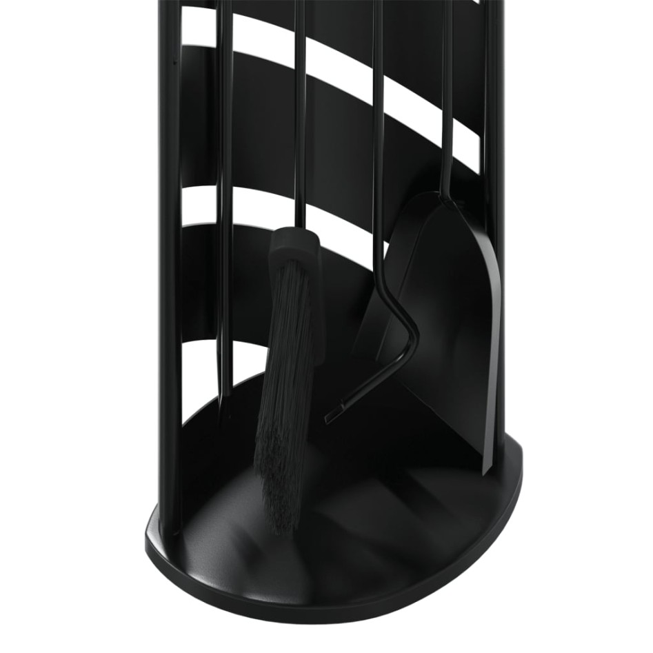 Set de herramientas para chimenea 5 pzas acero 23x15x66