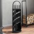 Set de herramientas para chimenea 5 pzas acero 23x15x66