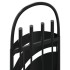 Set de herramientas para chimenea 5 pzas acero 23x15x66