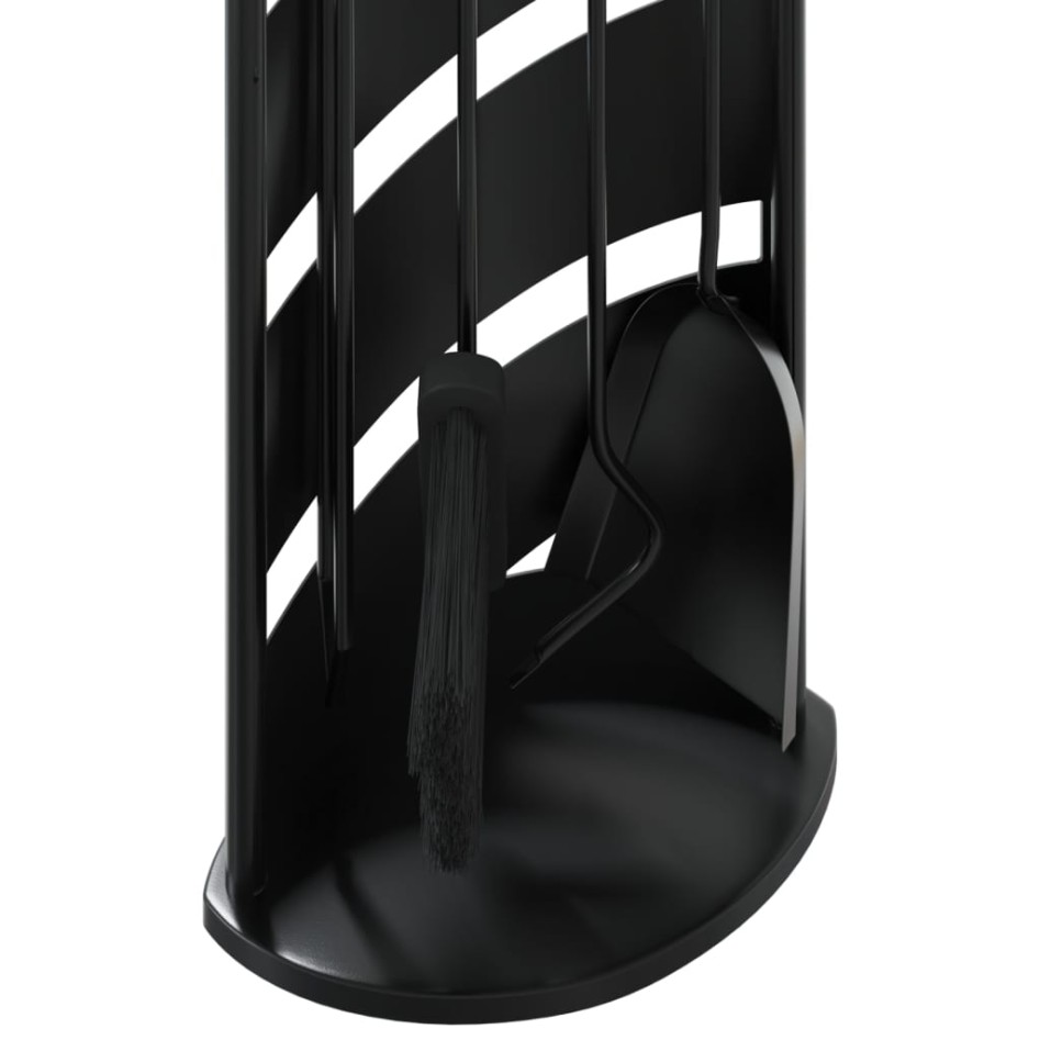 Set de herramientas para chimenea 5 pzas acero 23x15x66