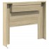 Cabecero de cama con luz LED roble Sonoma 120x16,5x103,5