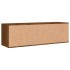 Mueble de TV madera de ingeniería marrón roble 120x34x37