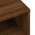 Mueble de TV madera de ingeniería marrón roble 120x34x37