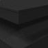 Mesa de centro con luces LED negro 90x50x40