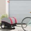 Remolque para bicicleta hierro negro y rojo 30 kg