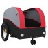Remolque para bicicleta hierro negro y rojo 30
