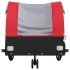 Remolque para bicicleta hierro negro y rojo 30