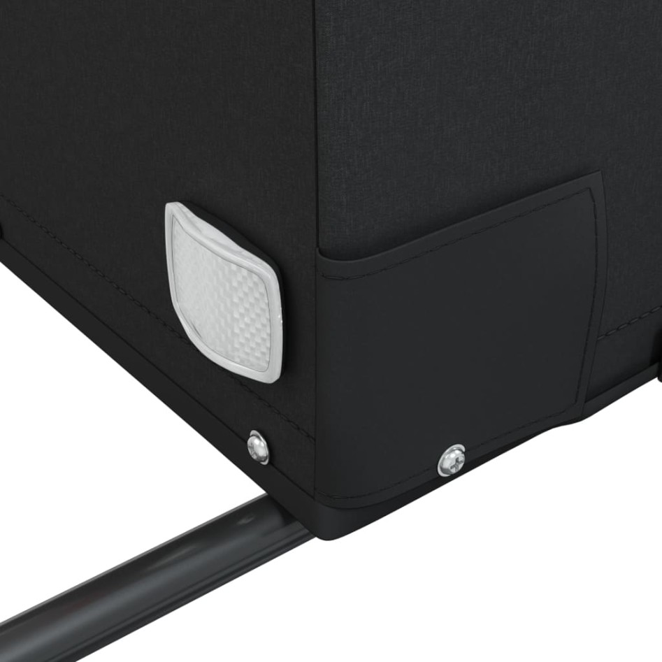 Remolque para bicicleta hierro negro y rojo 30