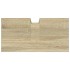 Armario lavabo baño madera ingeniería roble Sonoma 60x30x60