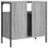 Armario lavabo baño madera ingeniería gris Sonoma 60x30x60