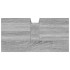 Armario lavabo baño madera ingeniería gris Sonoma 60x30x60