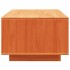 Mesa de centro madera maciza de pino marrón cera 110x50x33,5