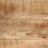 Mesas apilables 3 piezas madera de mango rugosa maciza y