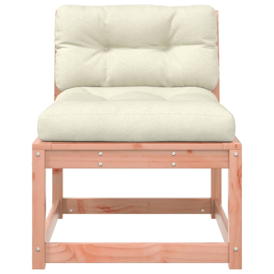 Sofá de jardín con cojines madera maciza de abeto