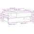 Mesa de centro madera ingeniería metal roble humo 100x50x35