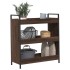 Carrito de cocina madera de ingeniería marrón roble 70x30x82