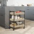 Carrito de cocina madera de ingeniería roble Sonoma 50x30x70