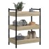 Carrito de cocina madera de ingeniería roble Sonoma 50x30x70