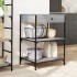 Carrito de cocina madera ingeniería gris Sonoma 60x48x89,5