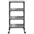 Carrito de cocina madera ingeniería gris Sonoma 45x35x89,5