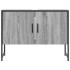 Armario lavabo baño madera ingeniería gris Sonoma 80x33x60