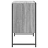 Armario lavabo baño madera ingeniería gris Sonoma 80x33x60