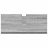 Armario lavabo baño madera ingeniería gris Sonoma 80x33x60