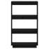 Estantería/divisor de espacios madera pino negro 60x35x103