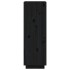 Estantería/divisor de espacios madera pino negro 60x35x103