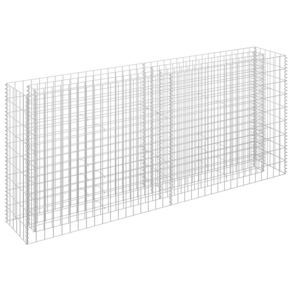 Arriate de gaviones de acero galvanizado 180x30x90
