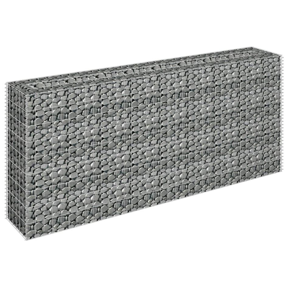 Arriate de gaviones de acero galvanizado 180x30x90