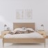 Mesitas de noche 2 uds madera maciza de pino 40x34x35