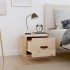 Mesitas de noche 2 uds madera maciza de pino 40x34x35