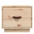 Mesitas de noche 2 uds madera maciza de pino 40x34x35