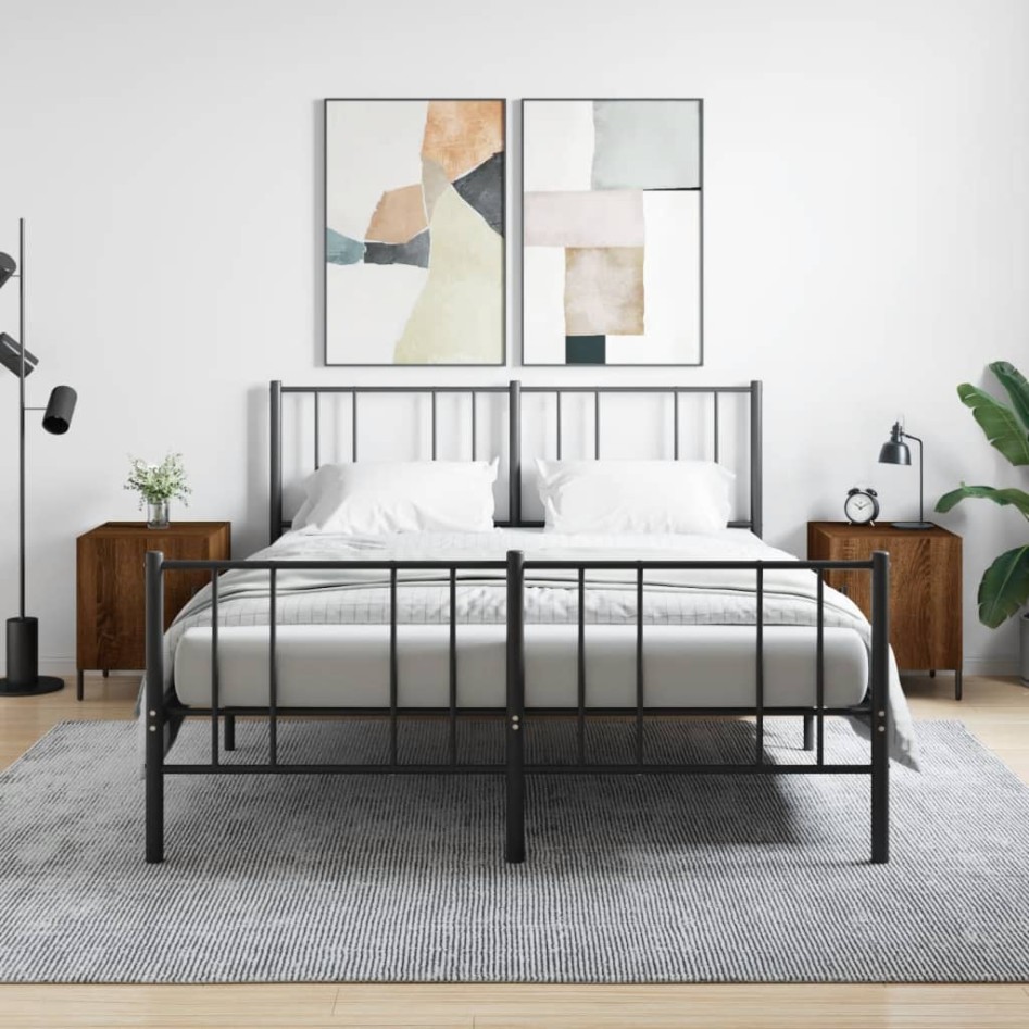 Mesitas noche 2 uds madera ingeniería marrón roble 40x40x50